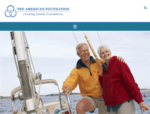 Tablet Screenshot of americanfoundation.org